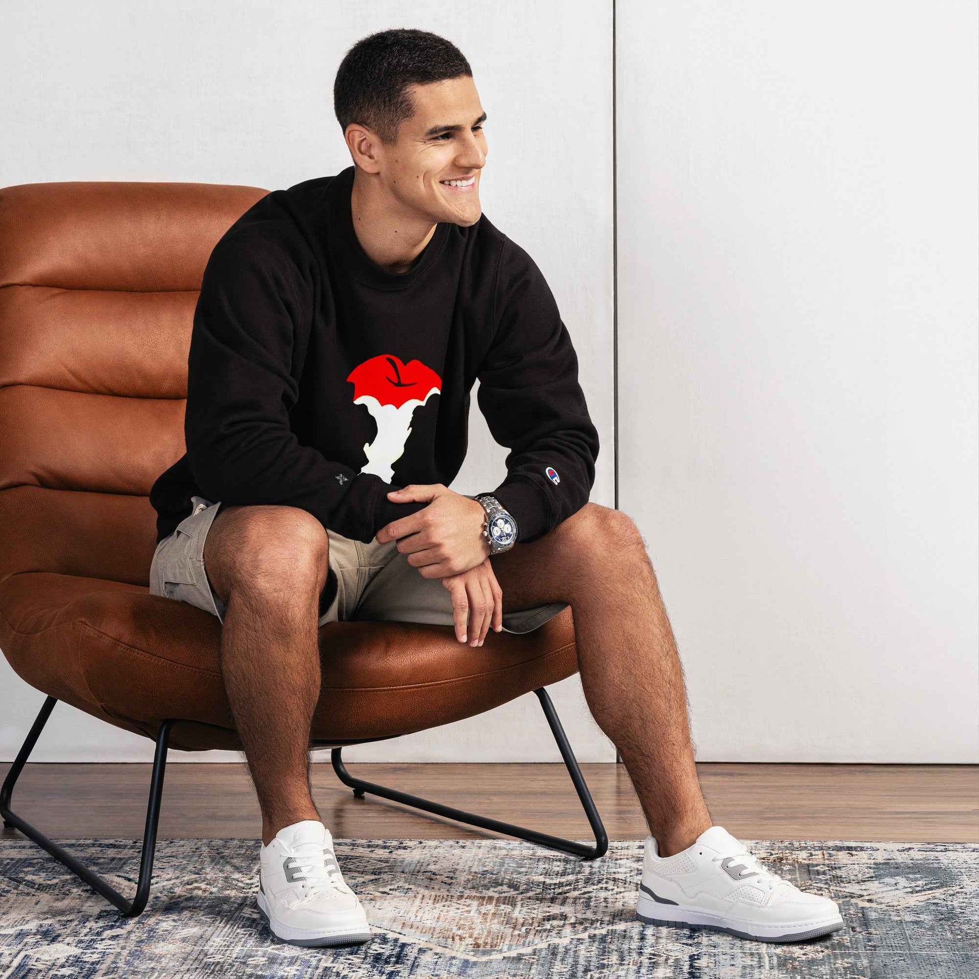 Champion Sweatshirt Double TakeApple Head FelinDesign