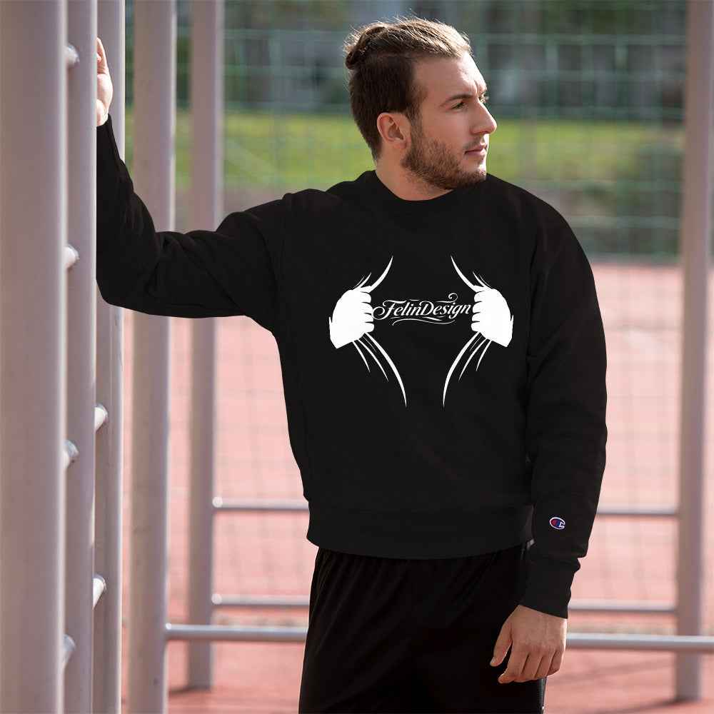 Champion Sweatshirt Hands FelinDesign