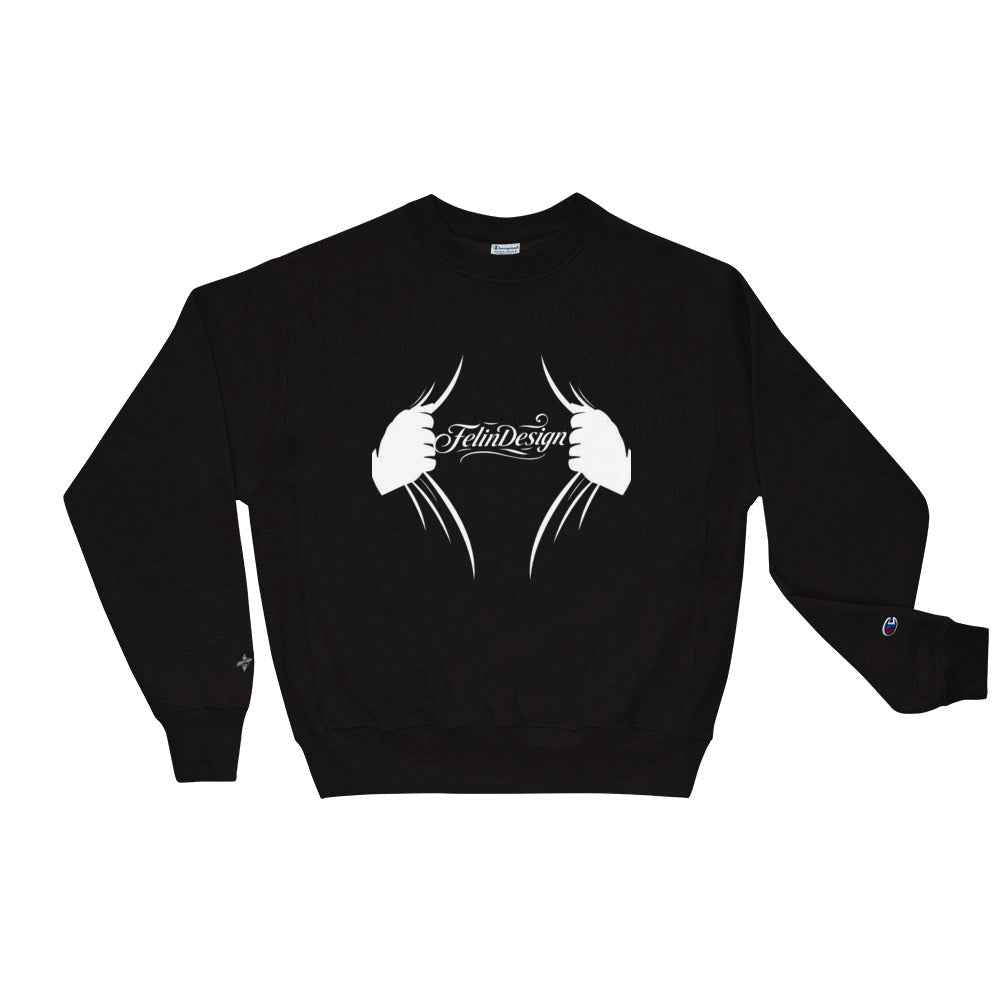 Champion Sweatshirt Hands FelinDesign