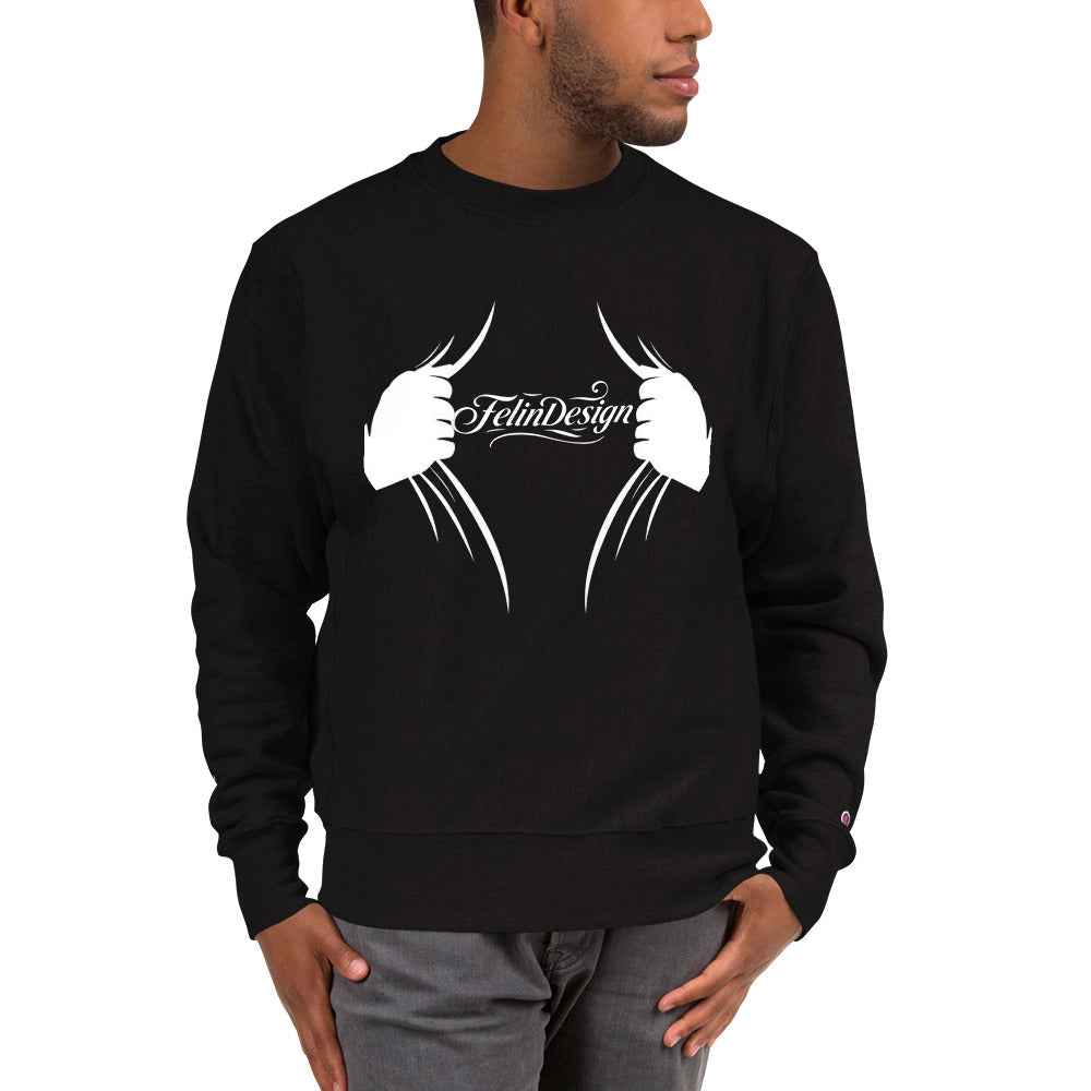 Champion Sweatshirt Hands FelinDesign