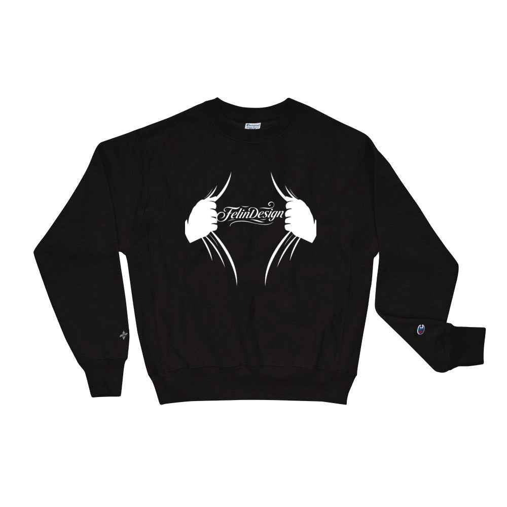 Champion Sweatshirt Hands FelinDesign