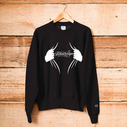 Champion Sweatshirt Hands FelinDesign