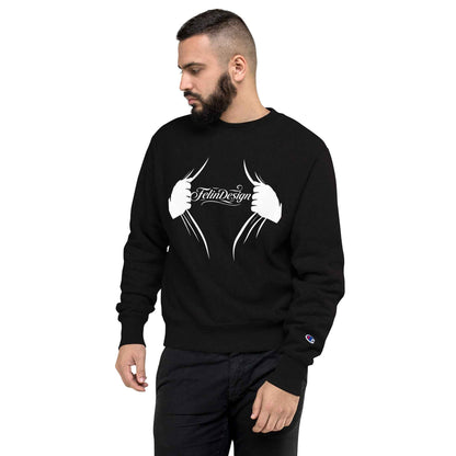 Champion Sweatshirt Hands FelinDesign