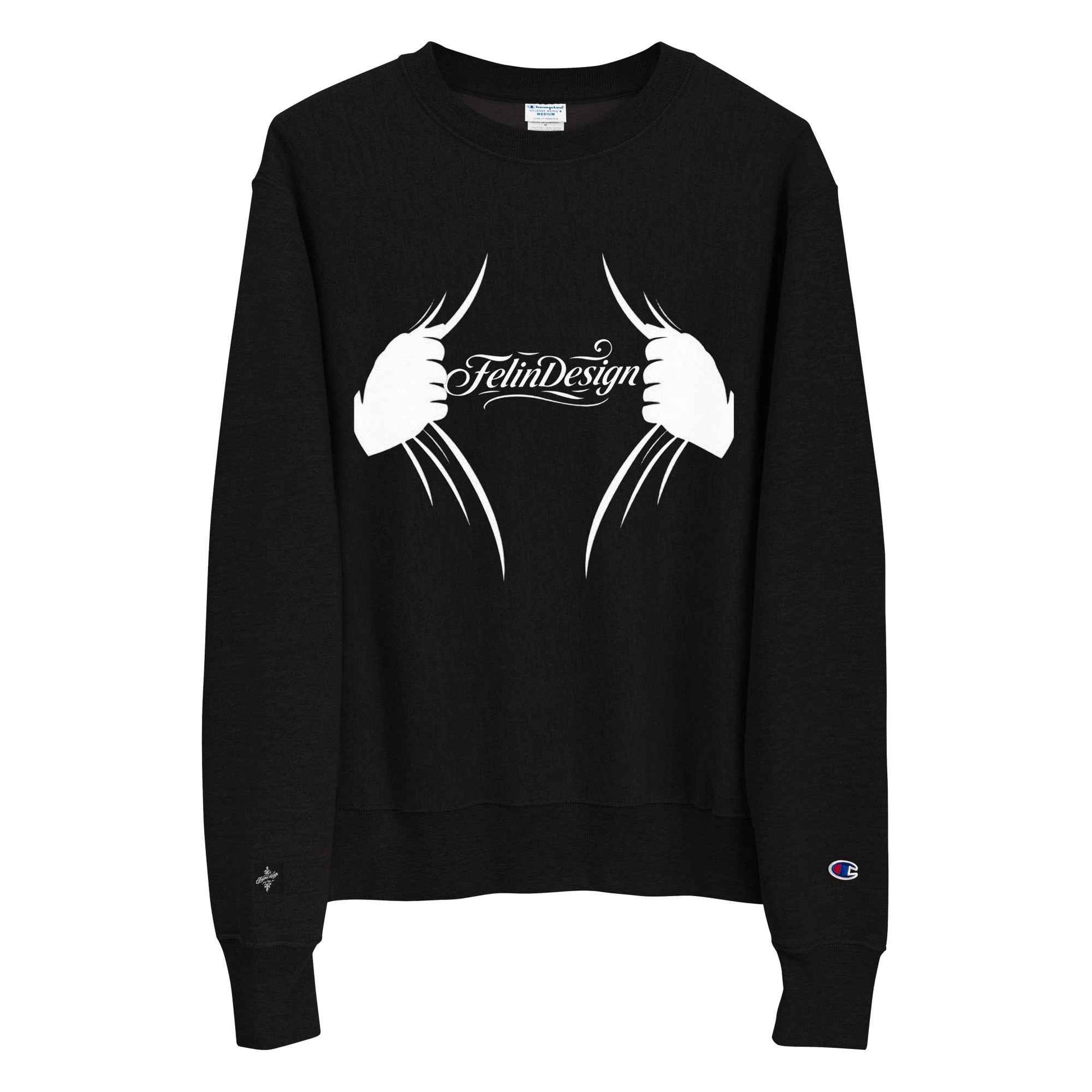 Champion Sweatshirt Hands FelinDesign