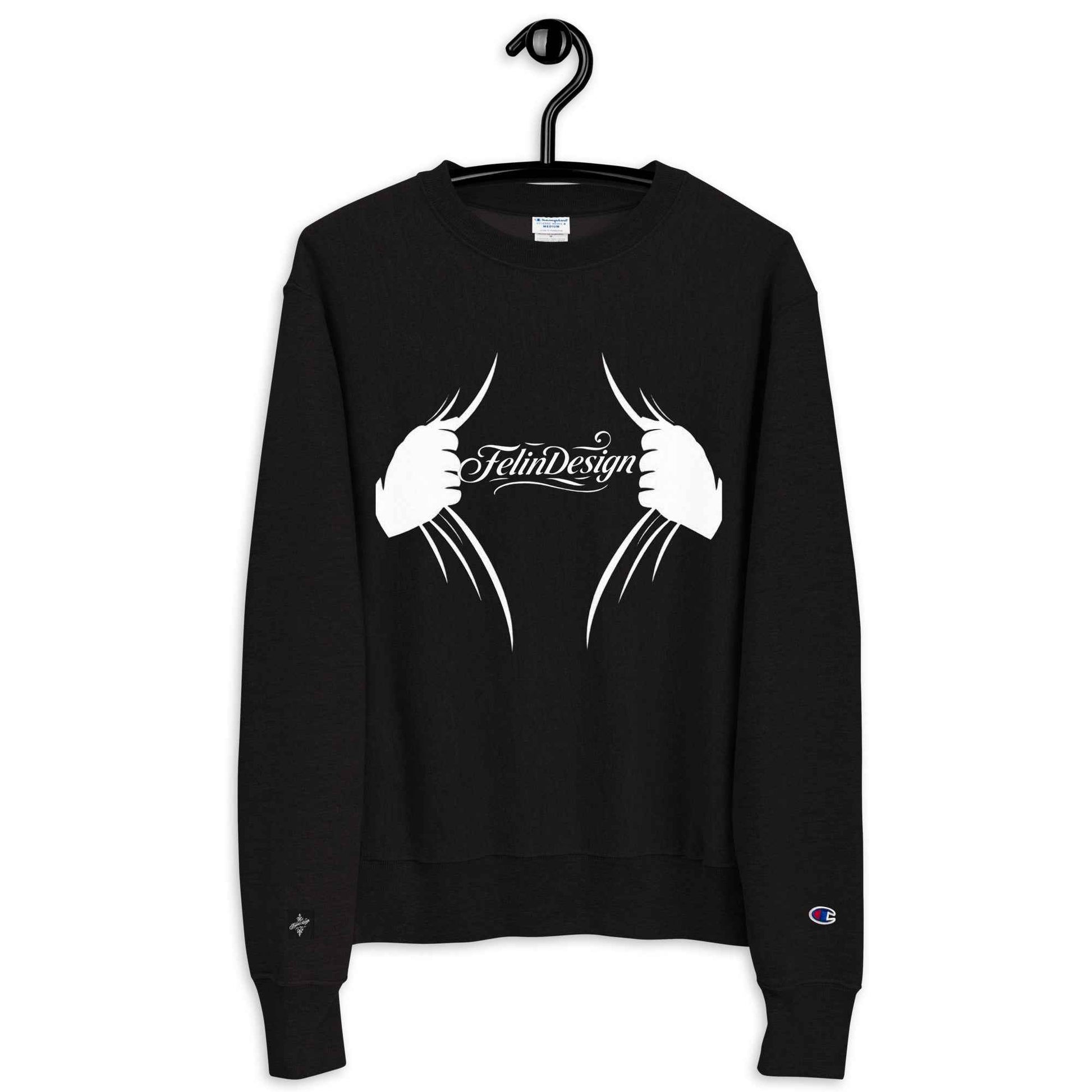Champion Sweatshirt Hands FelinDesign