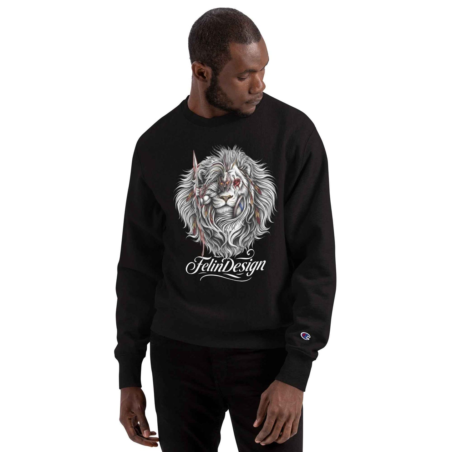 Champion Sweatshirt Leone FelinDesign