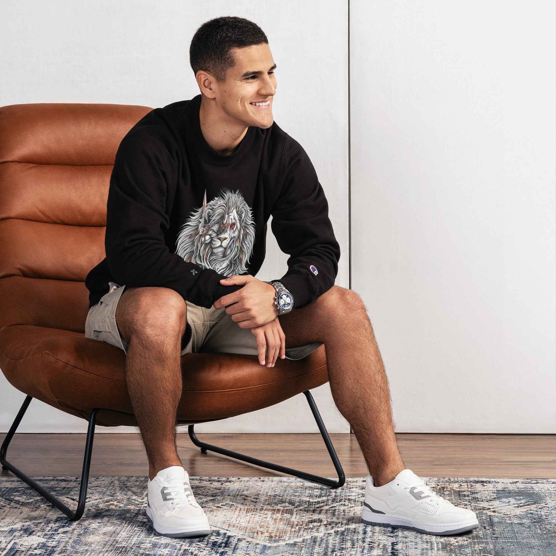 Champion Sweatshirt Leone FelinDesign