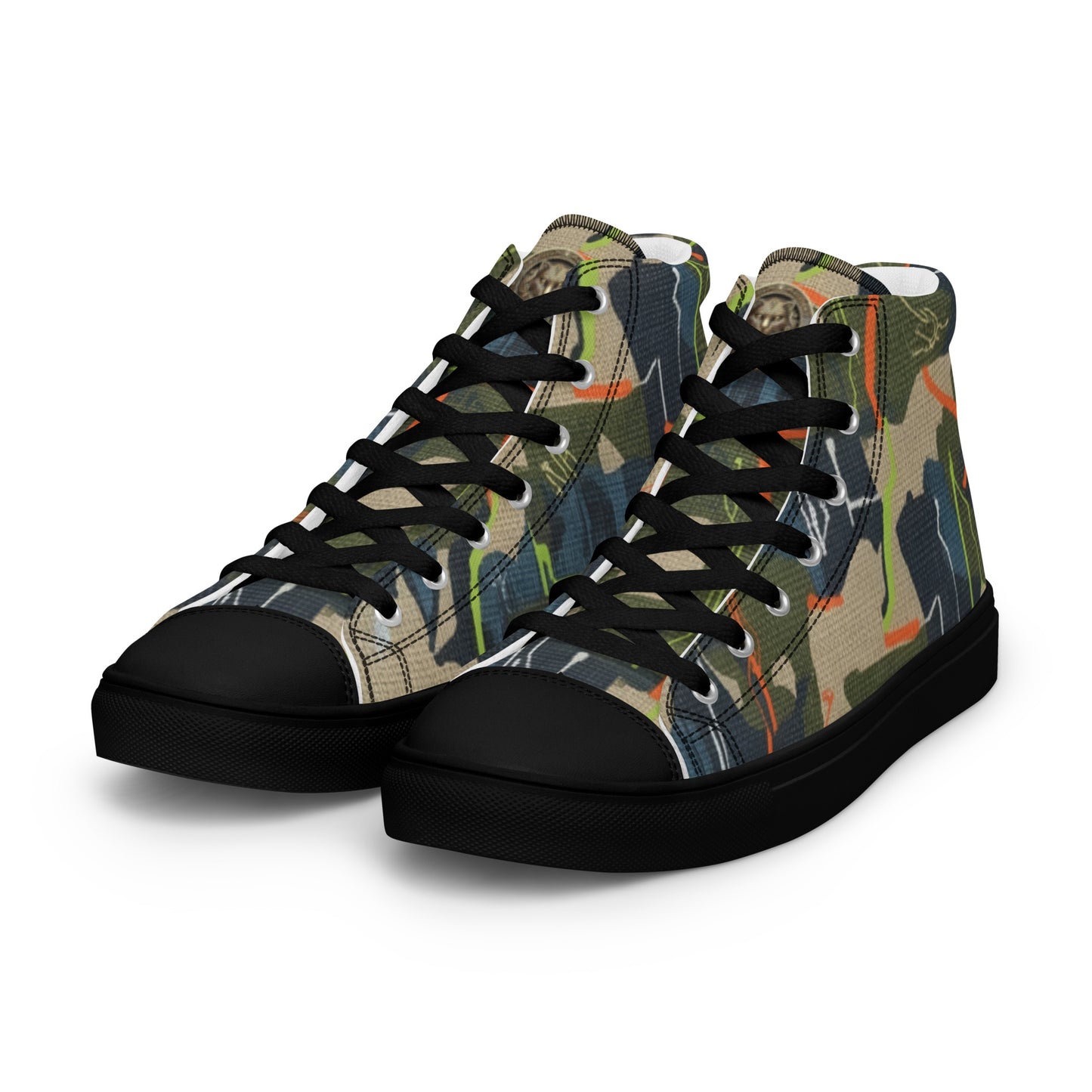 FelinDesign High-Top Sneakers - Men's High-Top Shoes with Abstract Design and FelinDesign - FelinDesign