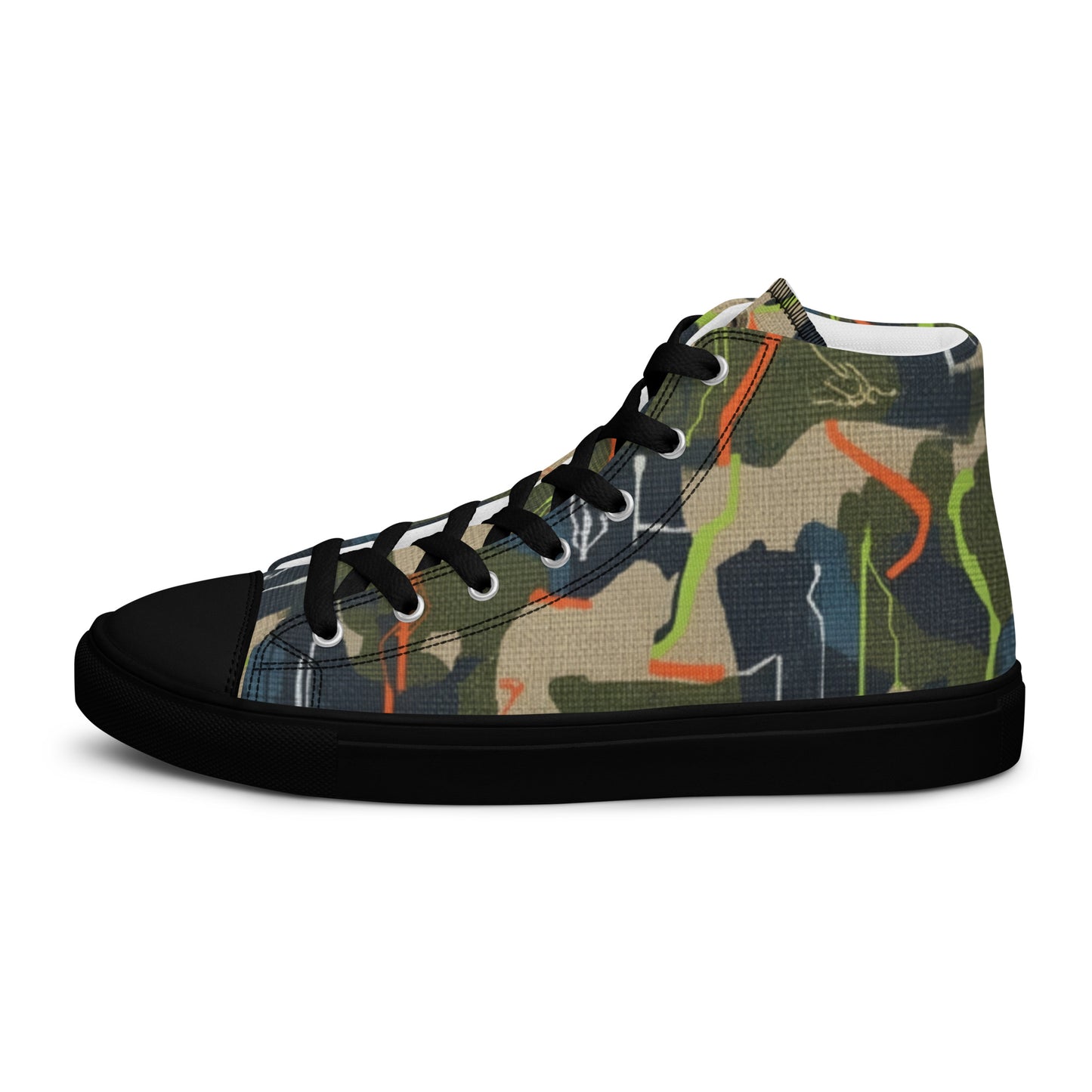 FelinDesign High-Top Sneakers - Men's High-Top Shoes with Abstract Design and FelinDesign - FelinDesign