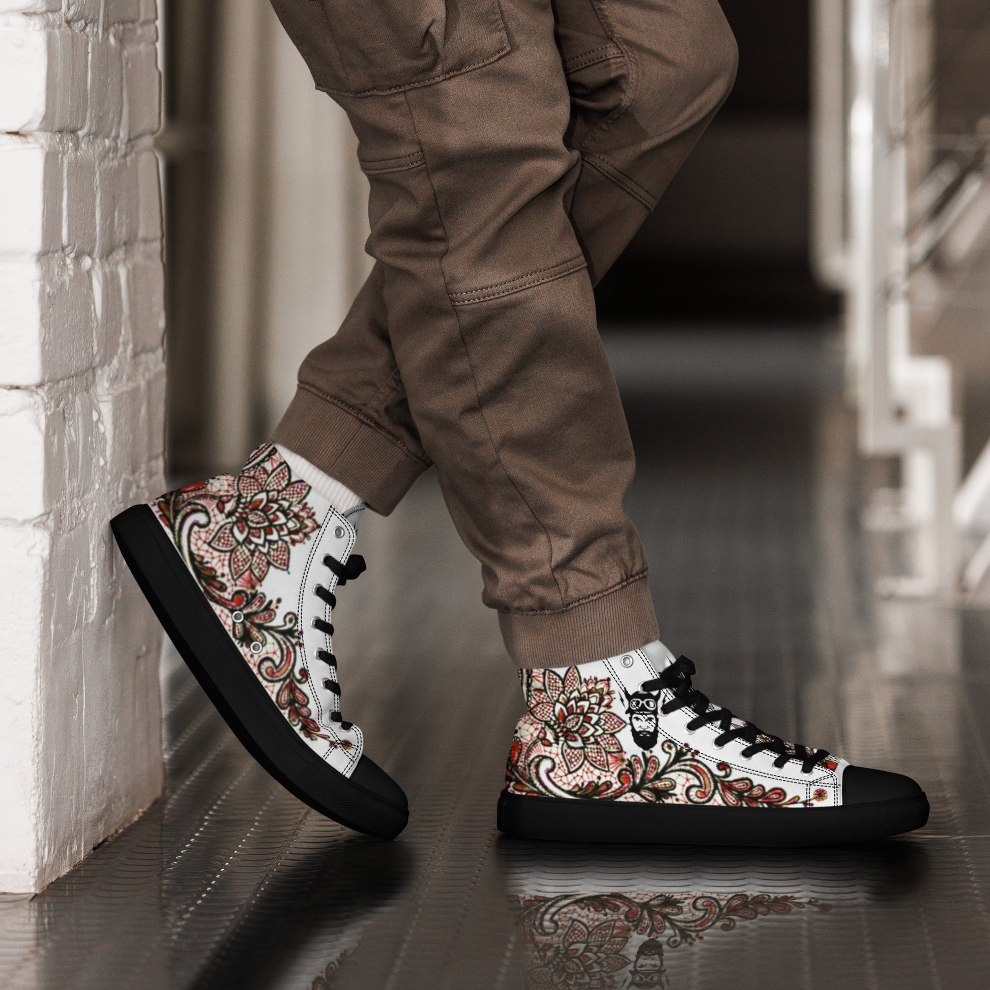 FelinDesign Sneaker Man Harley Davidson Style Casual Shoes Comfortable Leather Lace-Up - FelinDesign