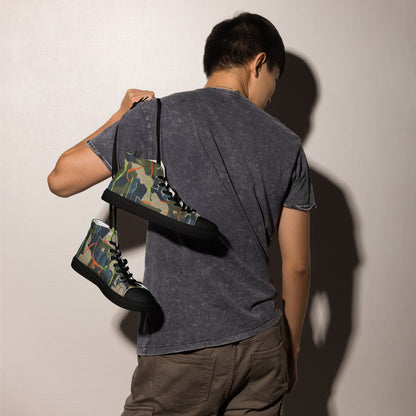 FelinDesign High-Top Sneakers - Men's High-Top Shoes with Abstract Design and FelinDesign - FelinDesign