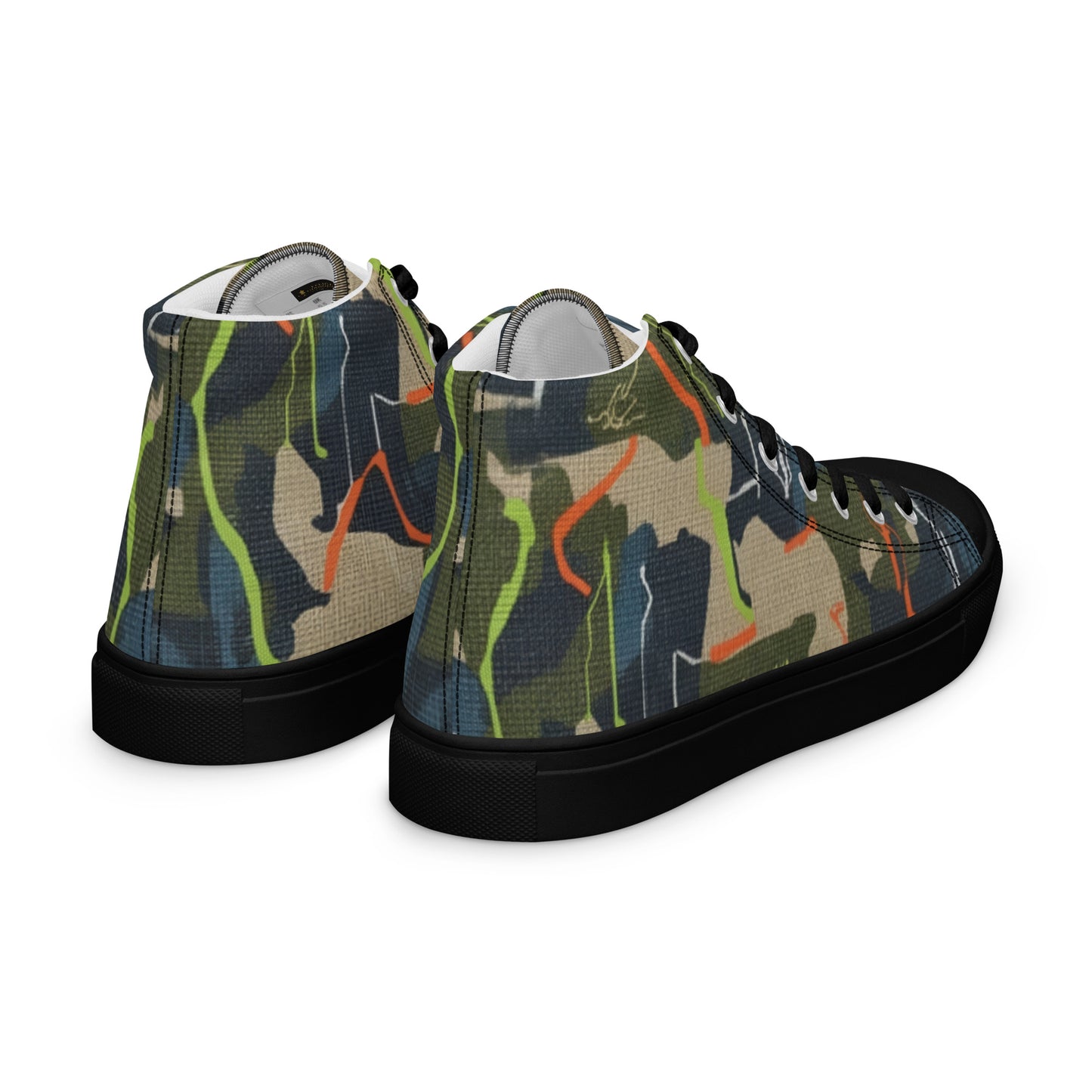 FelinDesign High-Top Sneakers - Men's High-Top Shoes with Abstract Design and FelinDesign - FelinDesign