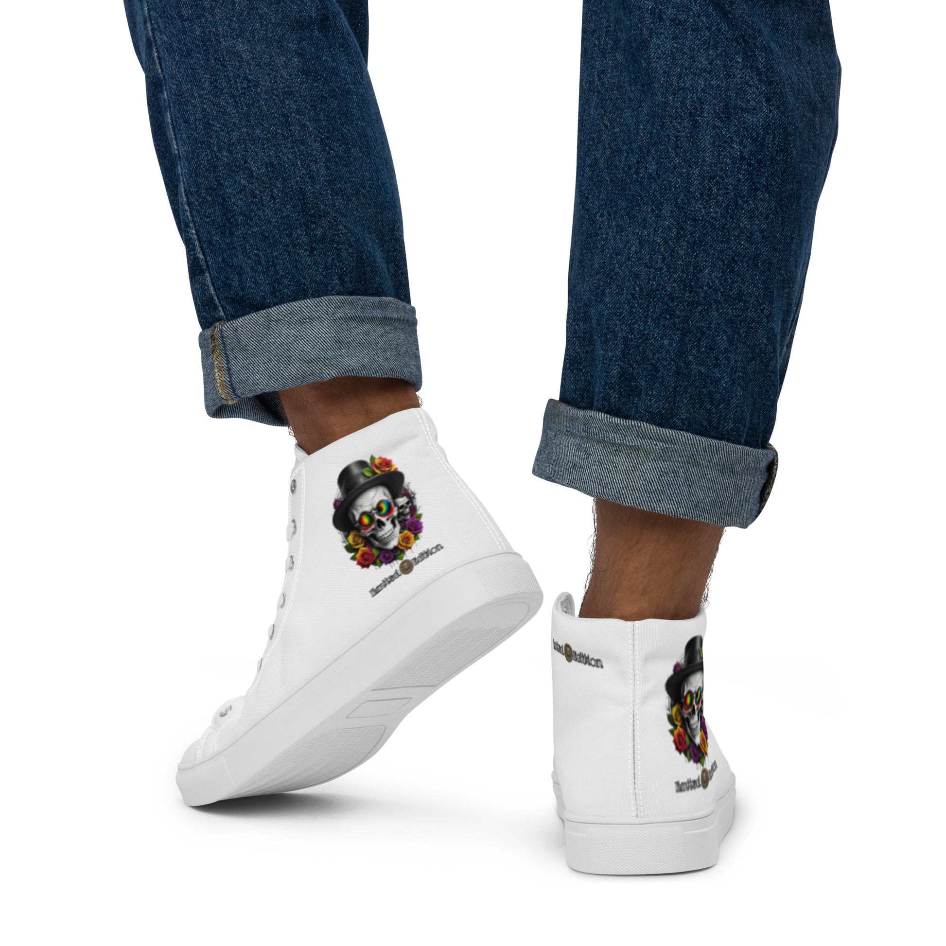 Men's High Top Canvas Sneakers Casual Chic Fashion Sports Shoes Breathable Everyday Walking Shoes - FelinDesign