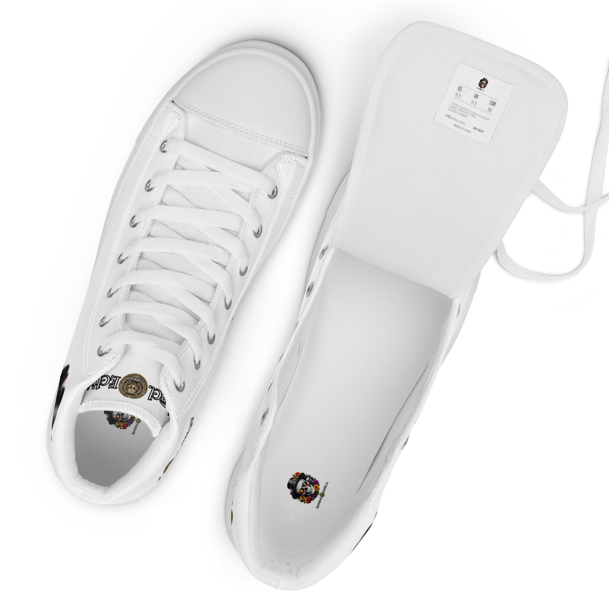 Men's High Top Canvas Sneakers Casual Chic Fashion Sports Shoes Breathable Everyday Walking Shoes - FelinDesign