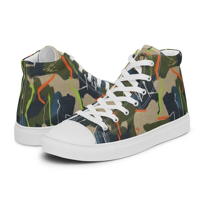 FelinDesign High-Top Sneakers - Men's High-Top Shoes with Abstract Design and FelinDesign - FelinDesign