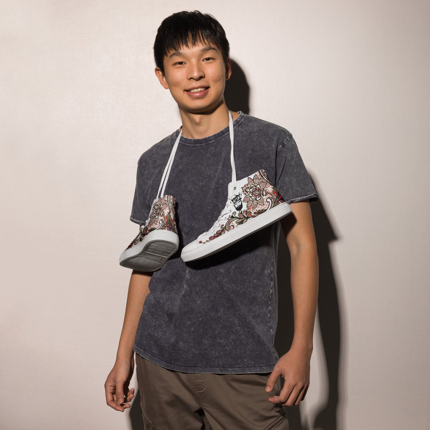 FelinDesign Sneaker Man Harley Davidson Style Casual Shoes Comfortable Leather Lace-Up - FelinDesign