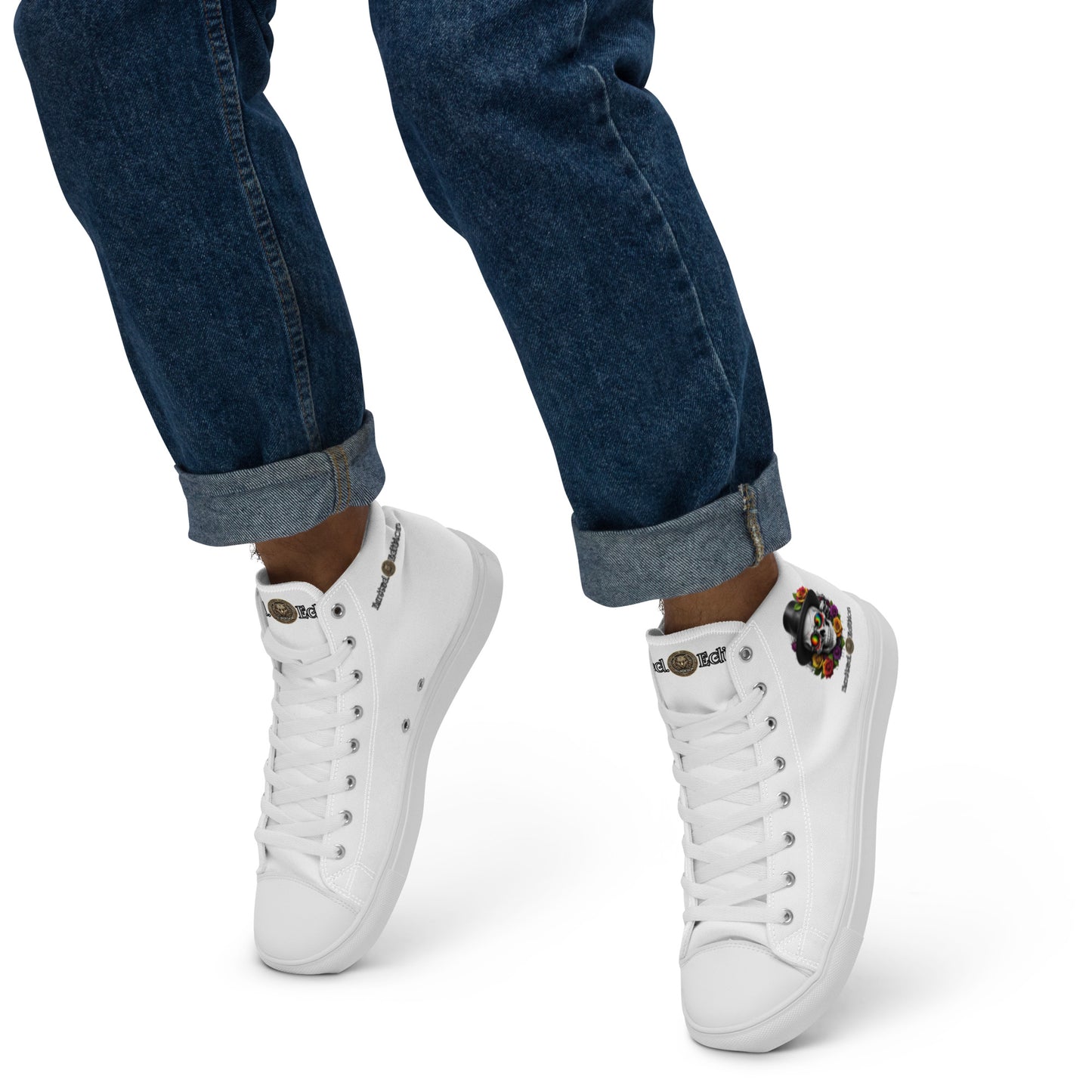 Men's High Top Canvas Sneakers Casual Chic Fashion Sports Shoes Breathable Everyday Walking Shoes - FelinDesign