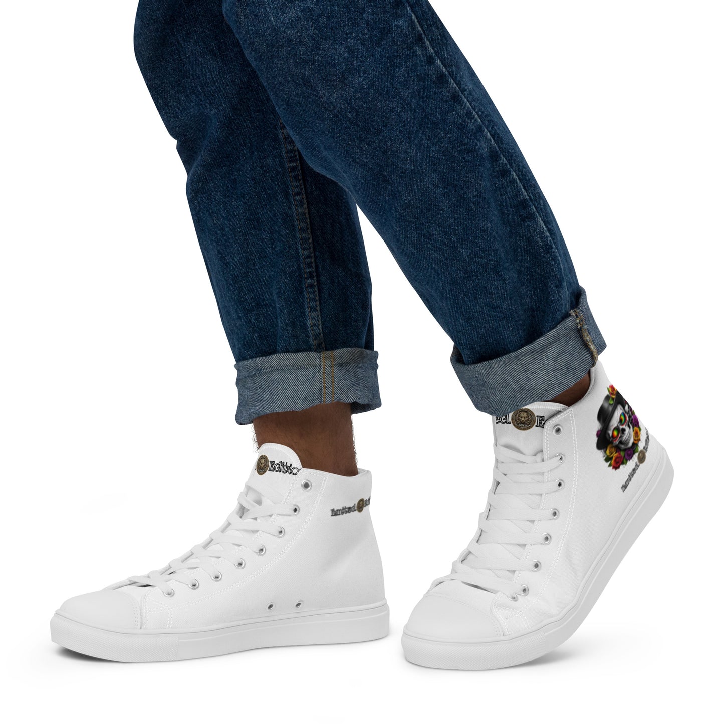 Men's High Top Canvas Sneakers Casual Chic Fashion Sports Shoes Breathable Everyday Walking Shoes - FelinDesign