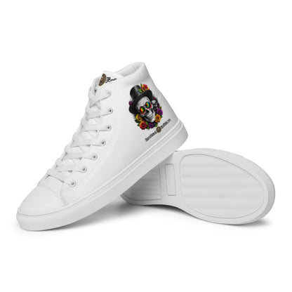 Men's High Top Canvas Sneakers Casual Chic Fashion Sports Shoes Breathable Everyday Walking Shoes - FelinDesign