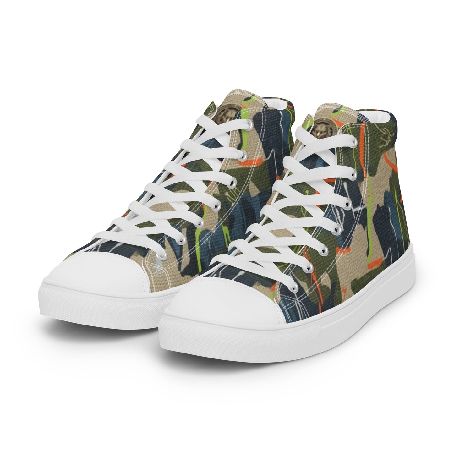 FelinDesign High-Top Sneakers - Men's High-Top Shoes with Abstract Design and FelinDesign - FelinDesign