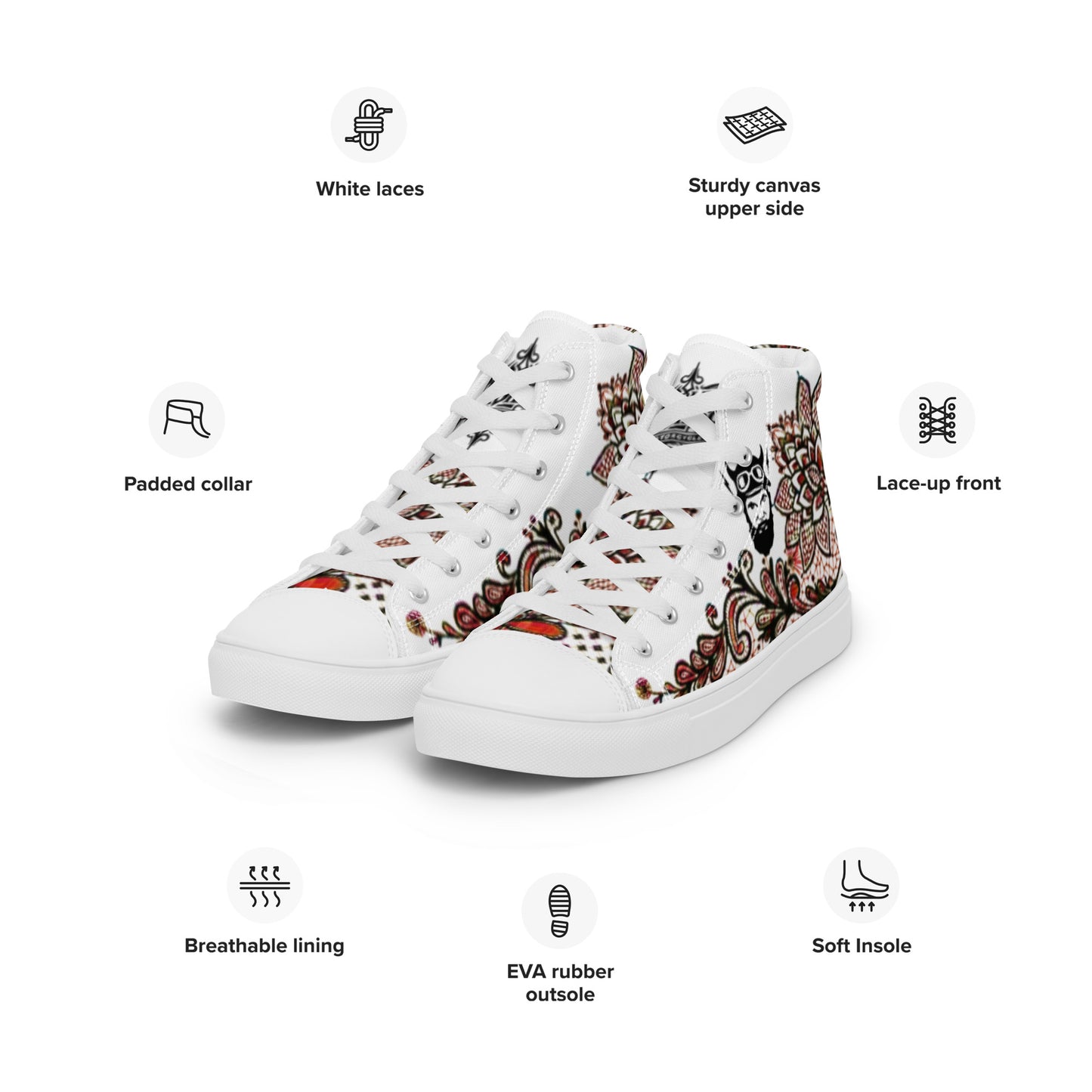 FelinDesign Sneaker Man Harley Davidson Style Casual Shoes Comfortable Leather Lace-Up - FelinDesign