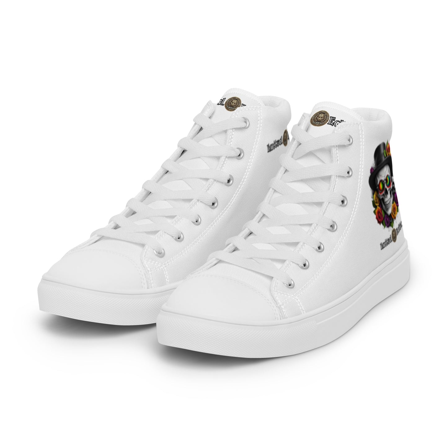 Men's High Top Canvas Sneakers Casual Chic Fashion Sports Shoes Breathable Everyday Walking Shoes - FelinDesign