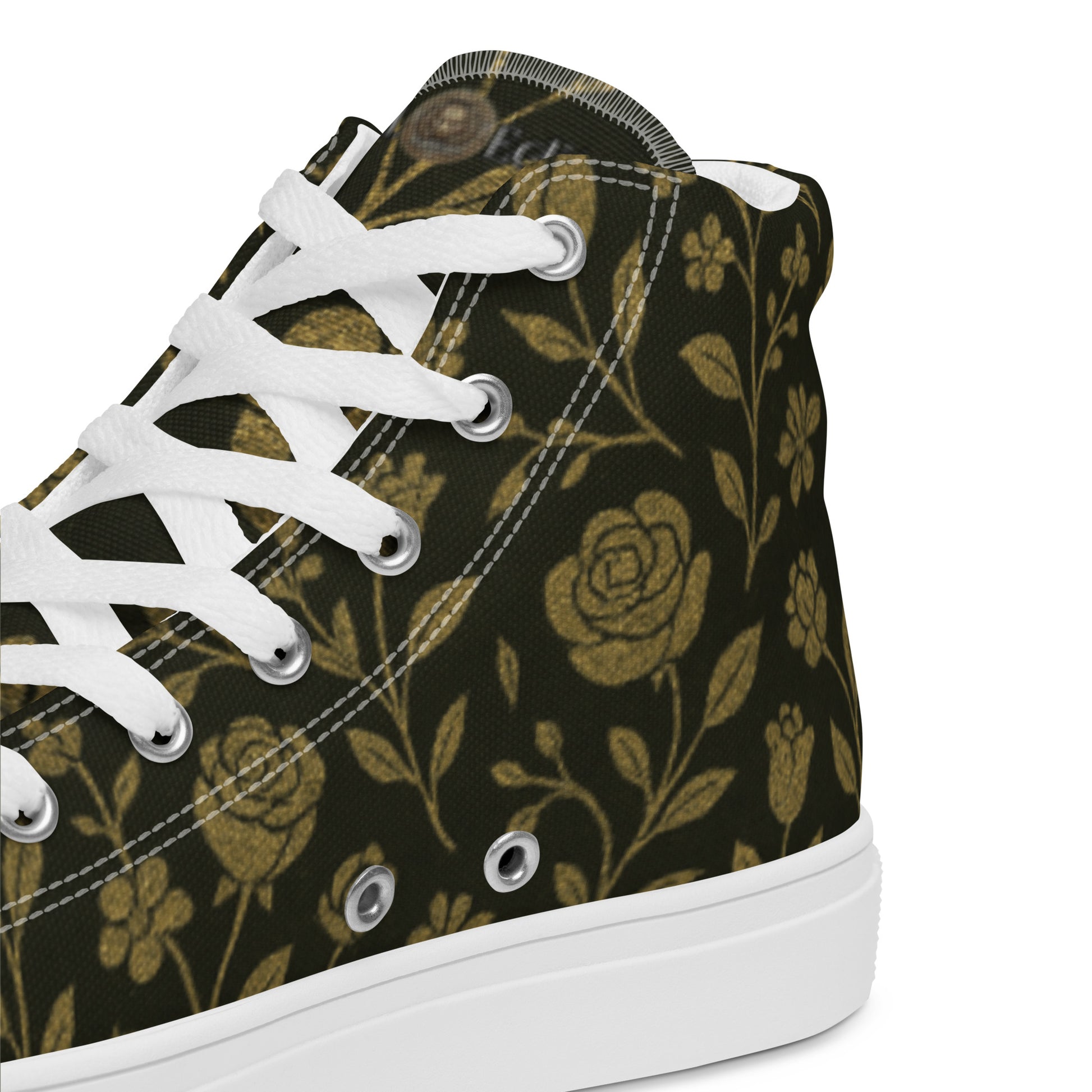 Stylish High-Top Men's Canvas High Top Sneakers Rose #45 | Trendy Casual Footwear for Men | Elegant Design - FelinDesign