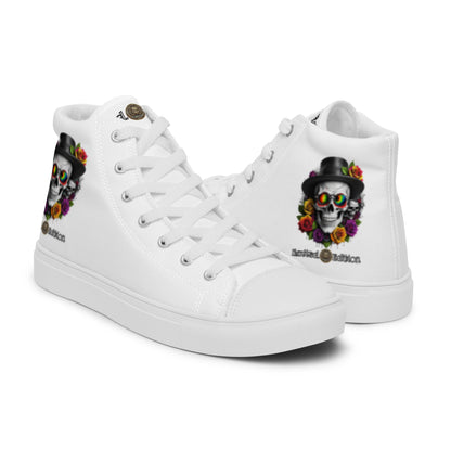 Men's High Top Canvas Sneakers Casual Chic Fashion Sports Shoes Breathable Everyday Walking Shoes - FelinDesign