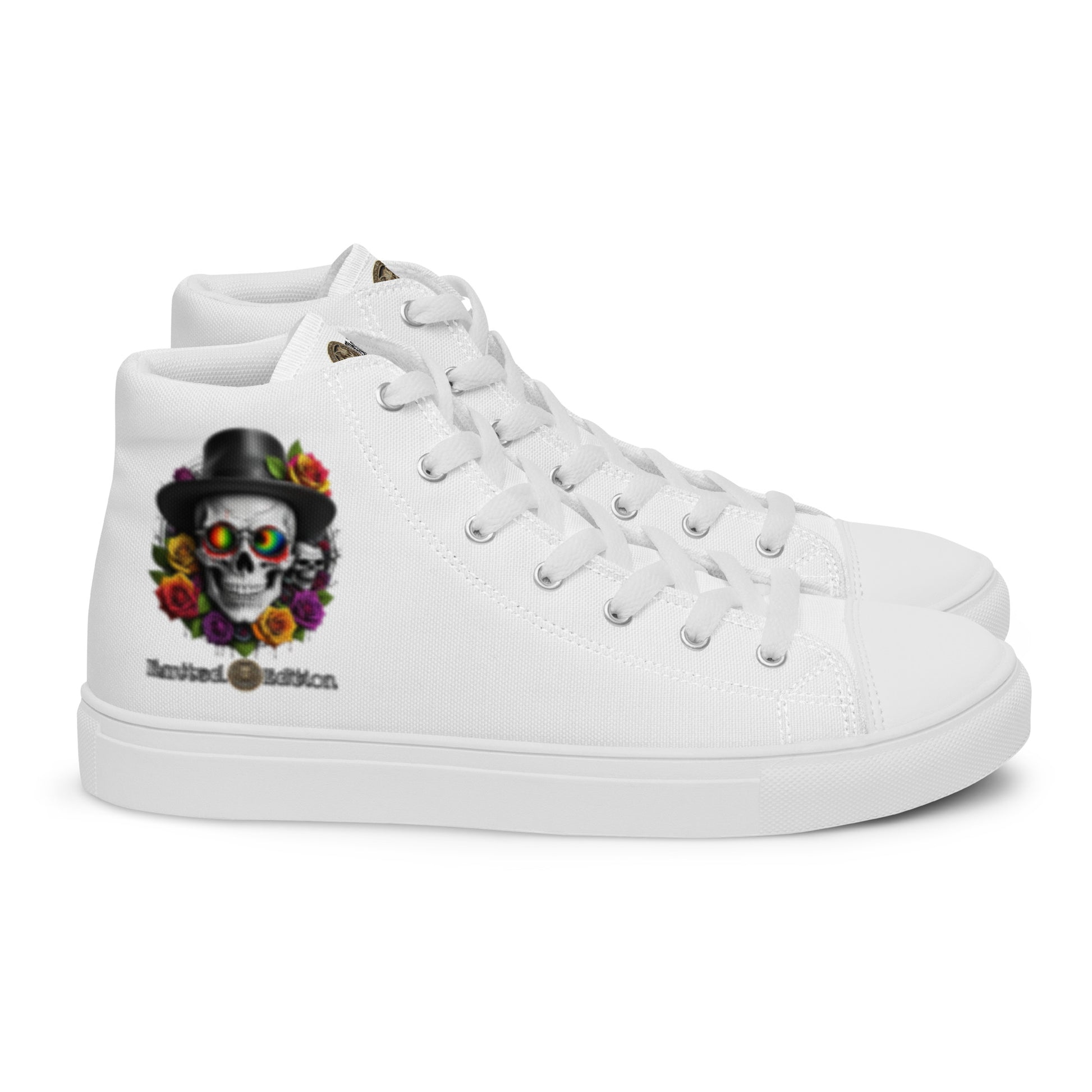 Men's High Top Canvas Sneakers Casual Chic Fashion Sports Shoes Breathable Everyday Walking Shoes - FelinDesign