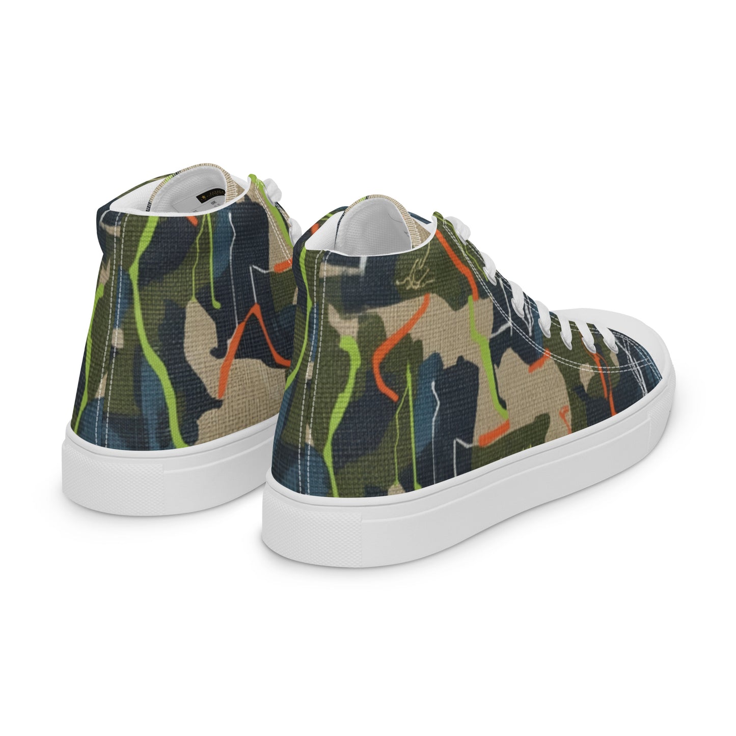 FelinDesign High-Top Sneakers - Men's High-Top Shoes with Abstract Design and FelinDesign - FelinDesign