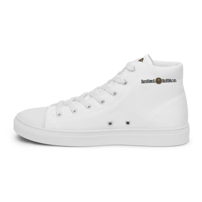 Men's High Top Canvas Sneakers Casual Chic Fashion Sports Shoes Breathable Everyday Walking Shoes - FelinDesign
