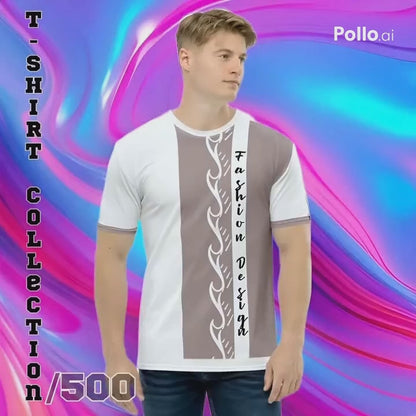 FelinDesign /500 Collection Men's T-shirt Elegant in Soft Cotton Casual Italian Fashion Men's T-shirt Style