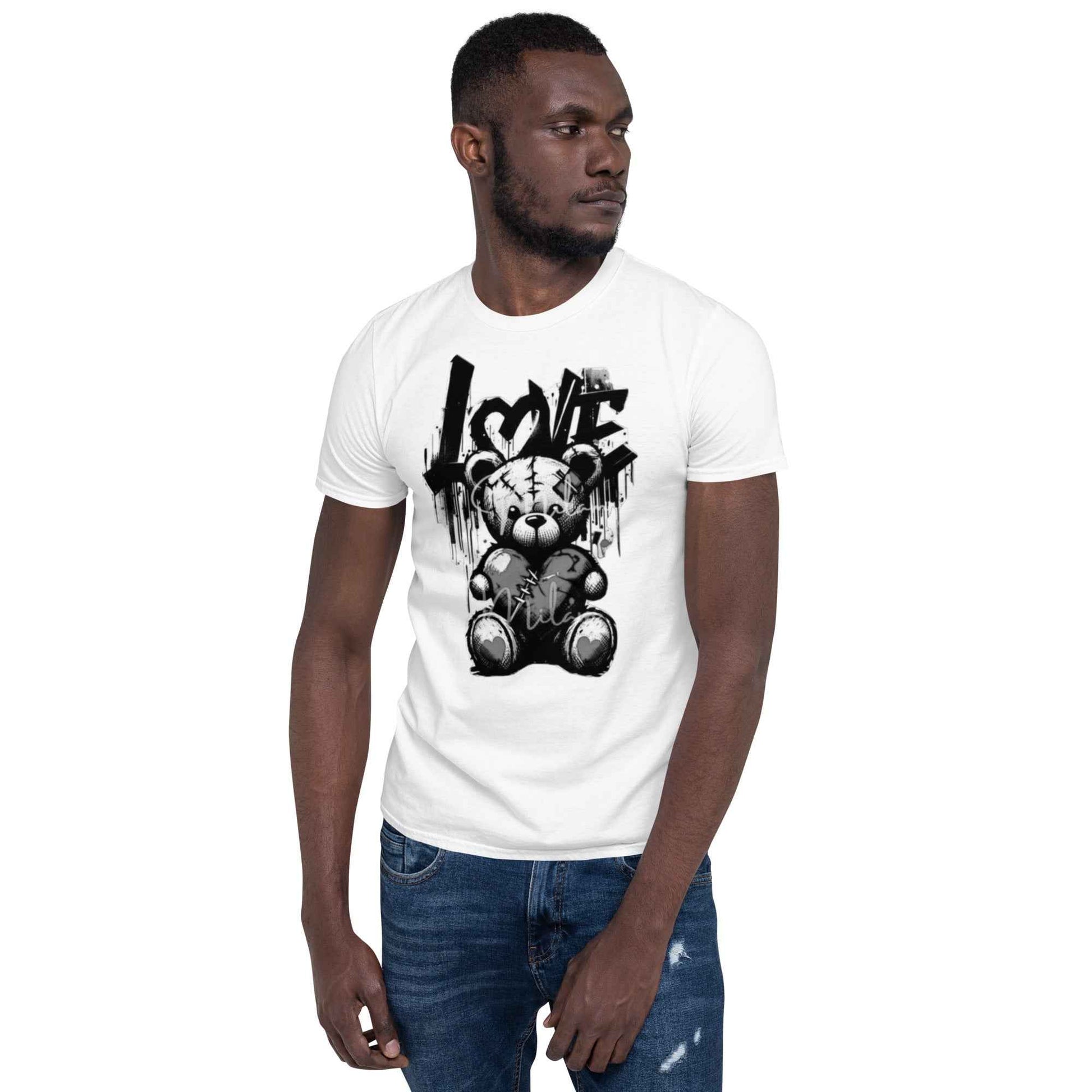 Short-Sleeve Unisex T-Shirt Love Bear FelinDesign
