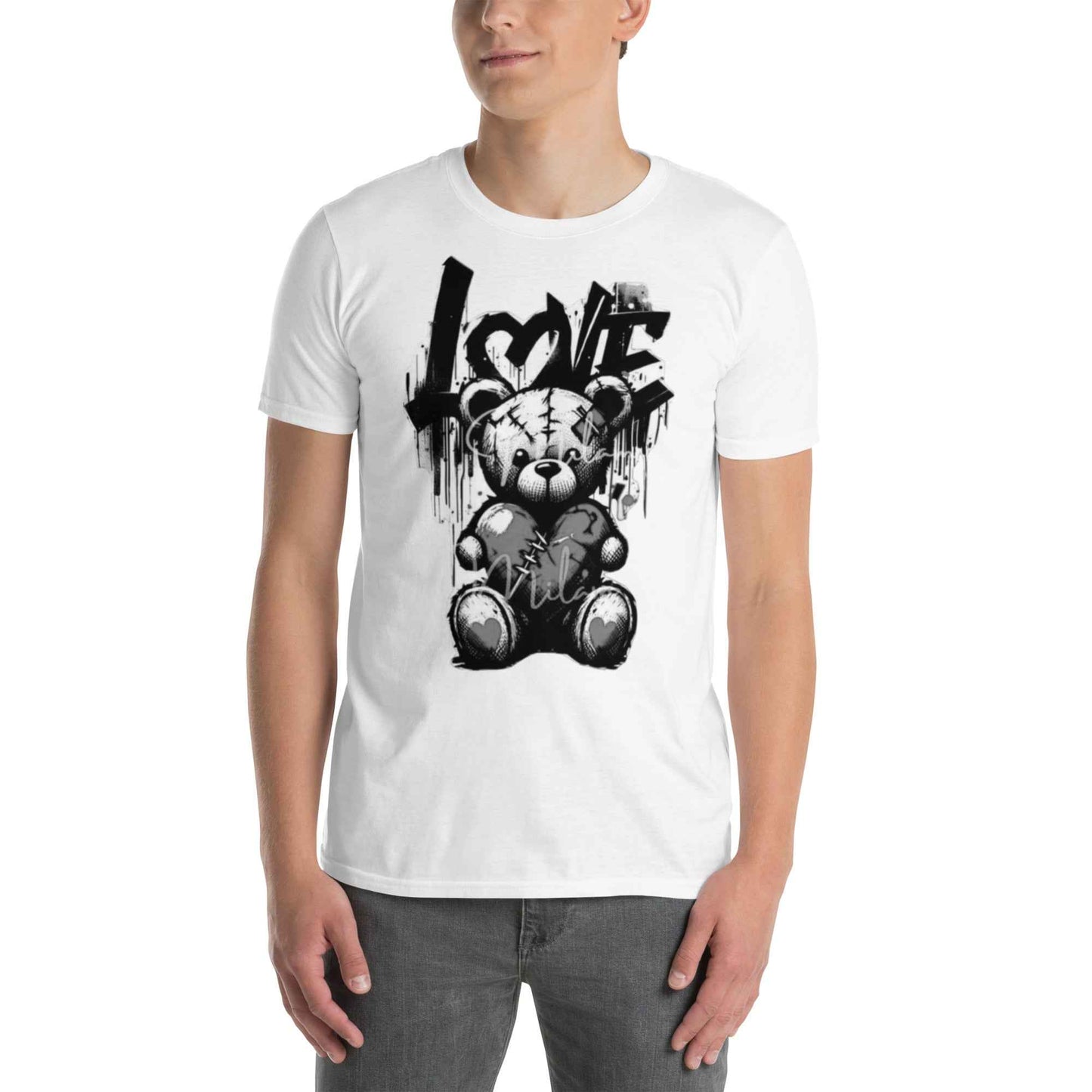 Short-Sleeve Unisex T-Shirt Love Bear FelinDesign