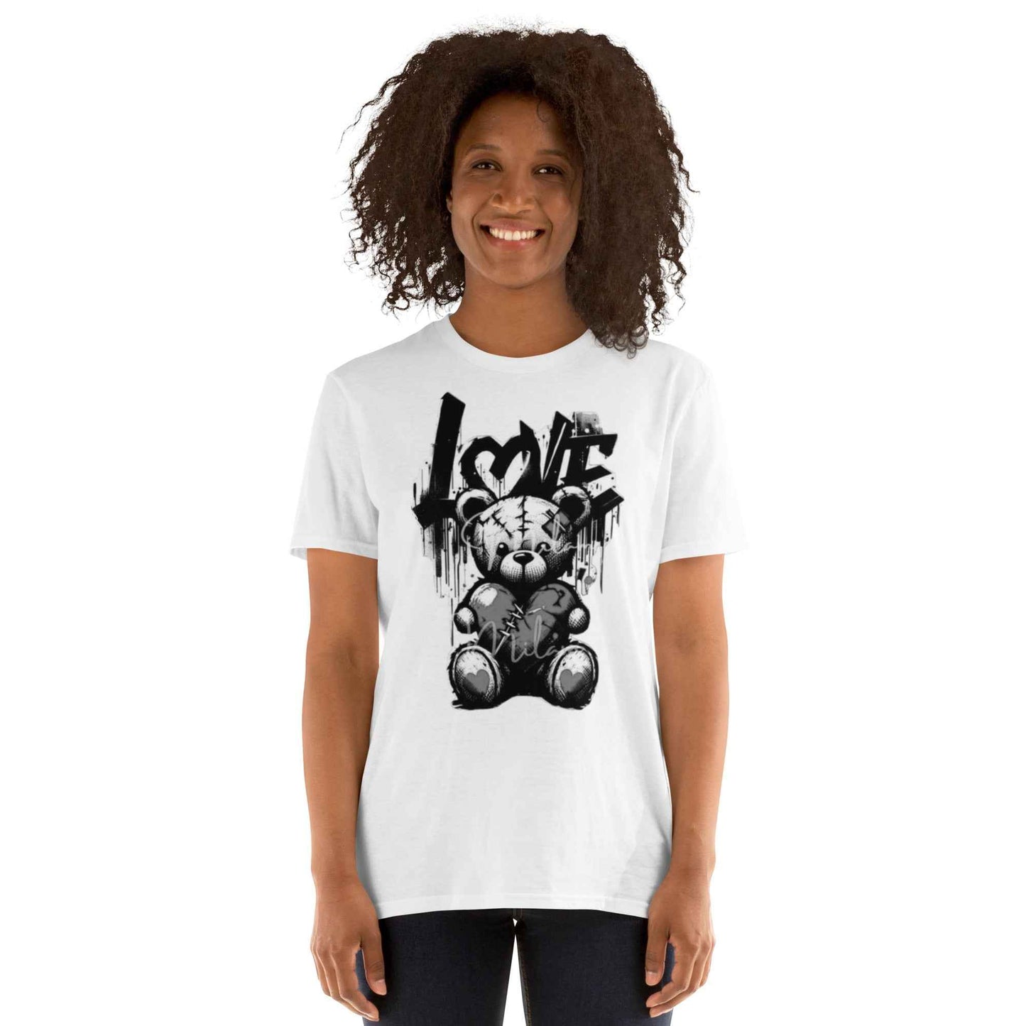 Short-Sleeve Unisex T-Shirt Love Bear FelinDesign