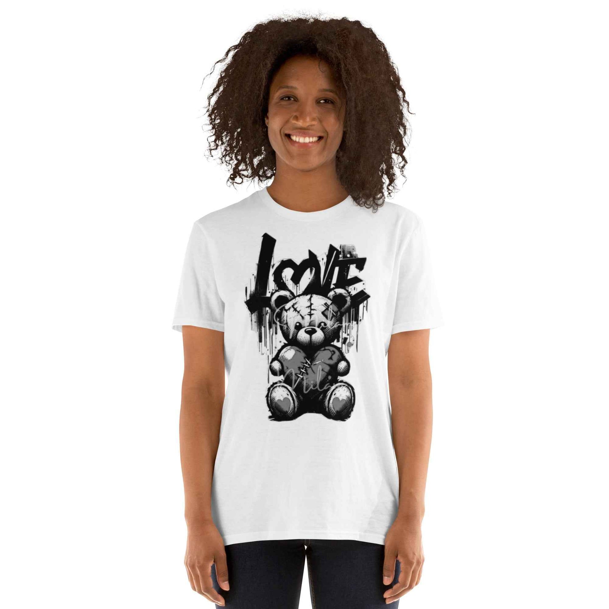 Short-Sleeve Unisex T-Shirt Love Bear FelinDesign