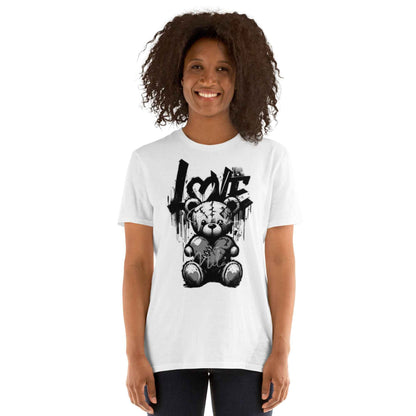 Short-Sleeve Unisex T-Shirt Love Bear FelinDesign