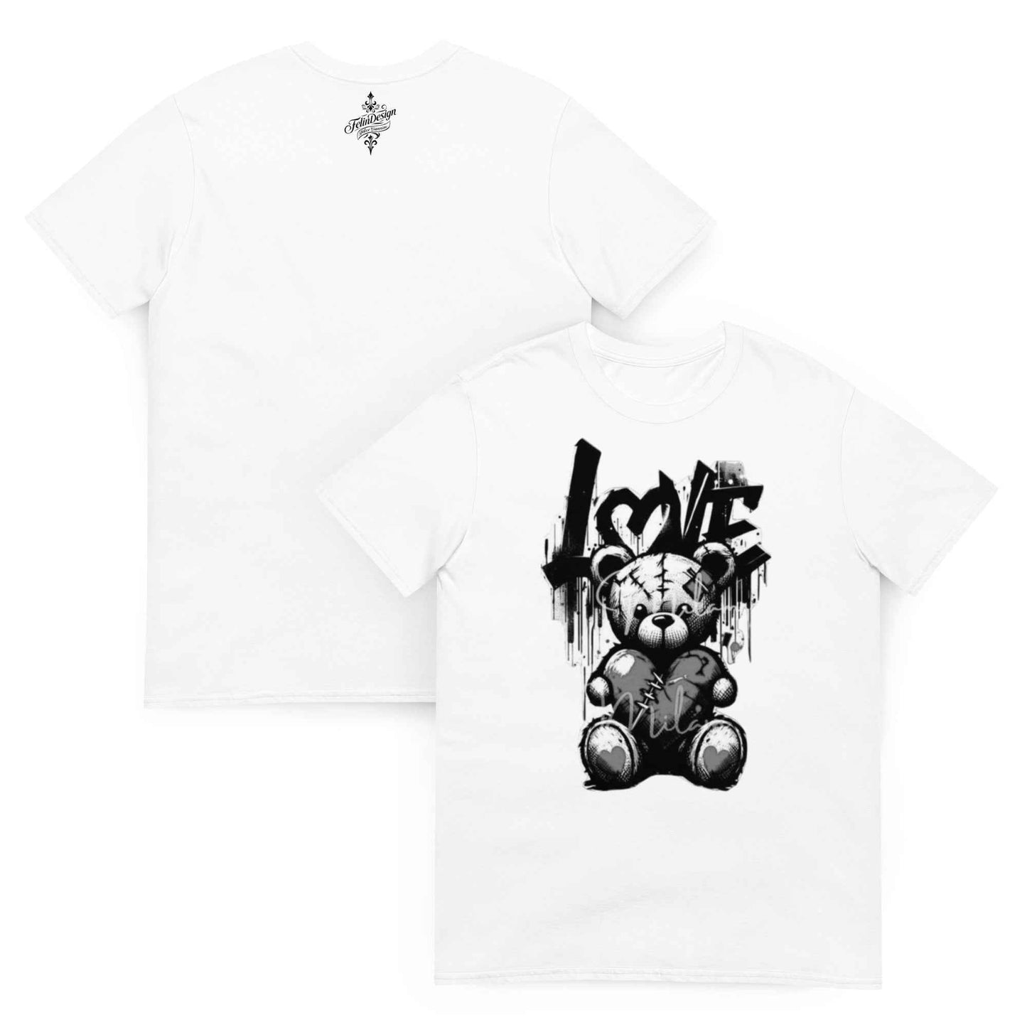 Short-Sleeve Unisex T-Shirt Love Bear FelinDesign
