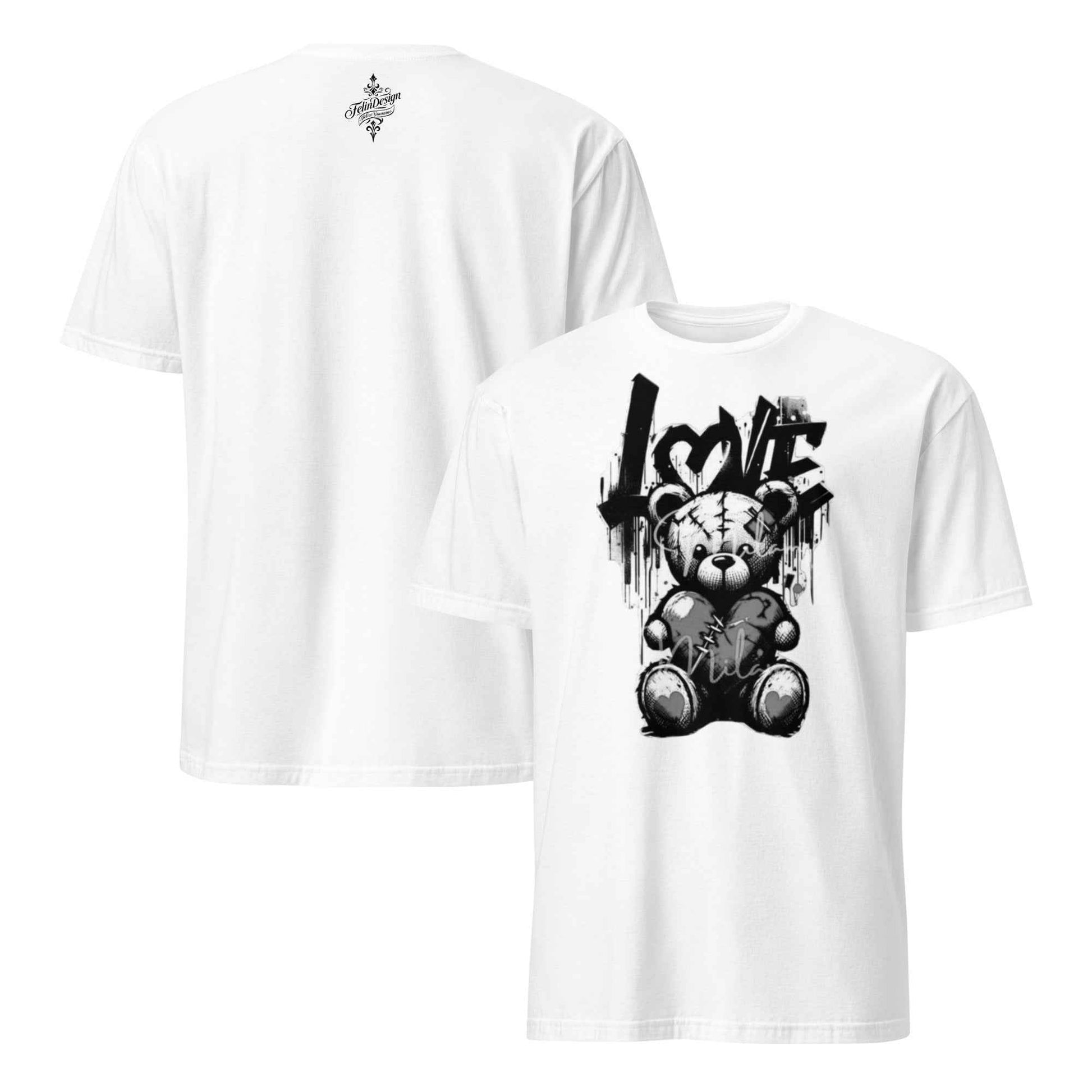 Short-Sleeve Unisex T-Shirt Love Bear FelinDesign