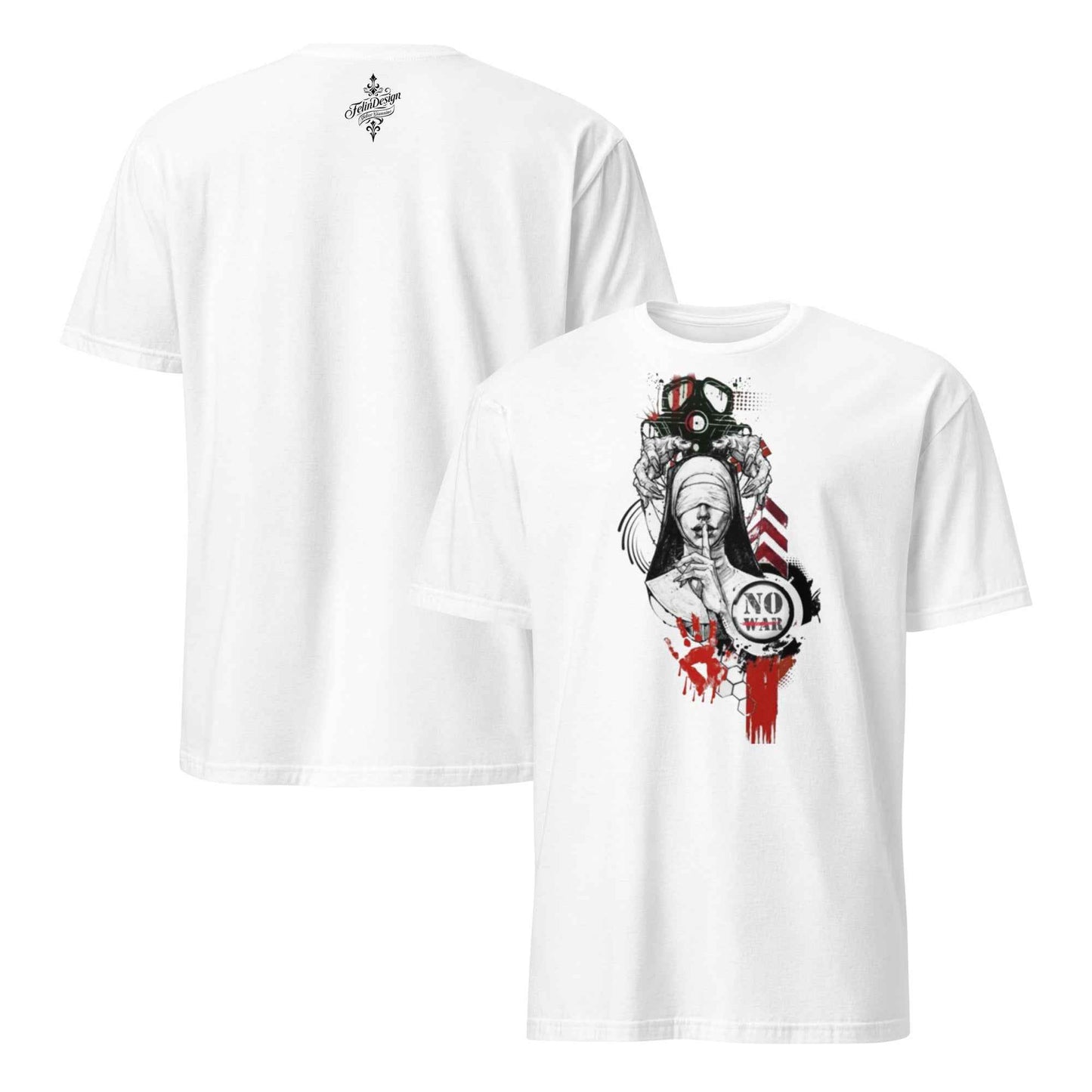 Short-Sleeve Unisex T-Shirt No War FelinDesign