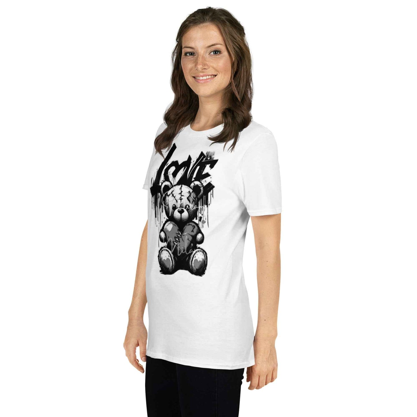 Short-Sleeve Unisex T-Shirt Love Bear FelinDesign
