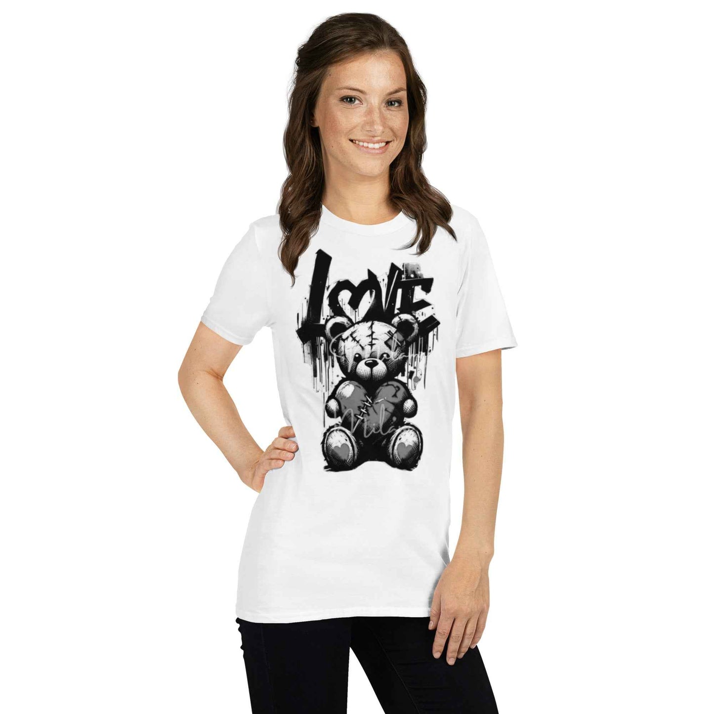 Short-Sleeve Unisex T-Shirt Love Bear FelinDesign