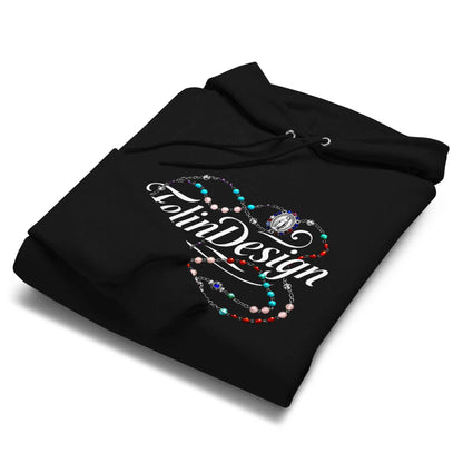 Unisex Champion hoodie FelinDesign Colored Rosary Men's Cotton Crew Neck
