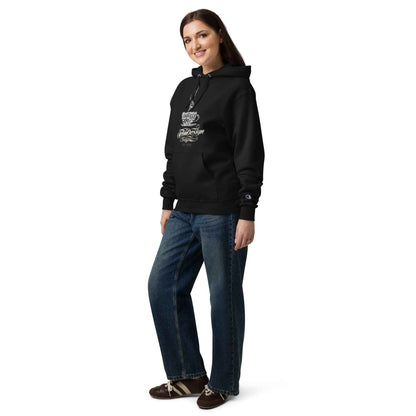Unisex Champion hoodie Coffee Bar FelinDesign