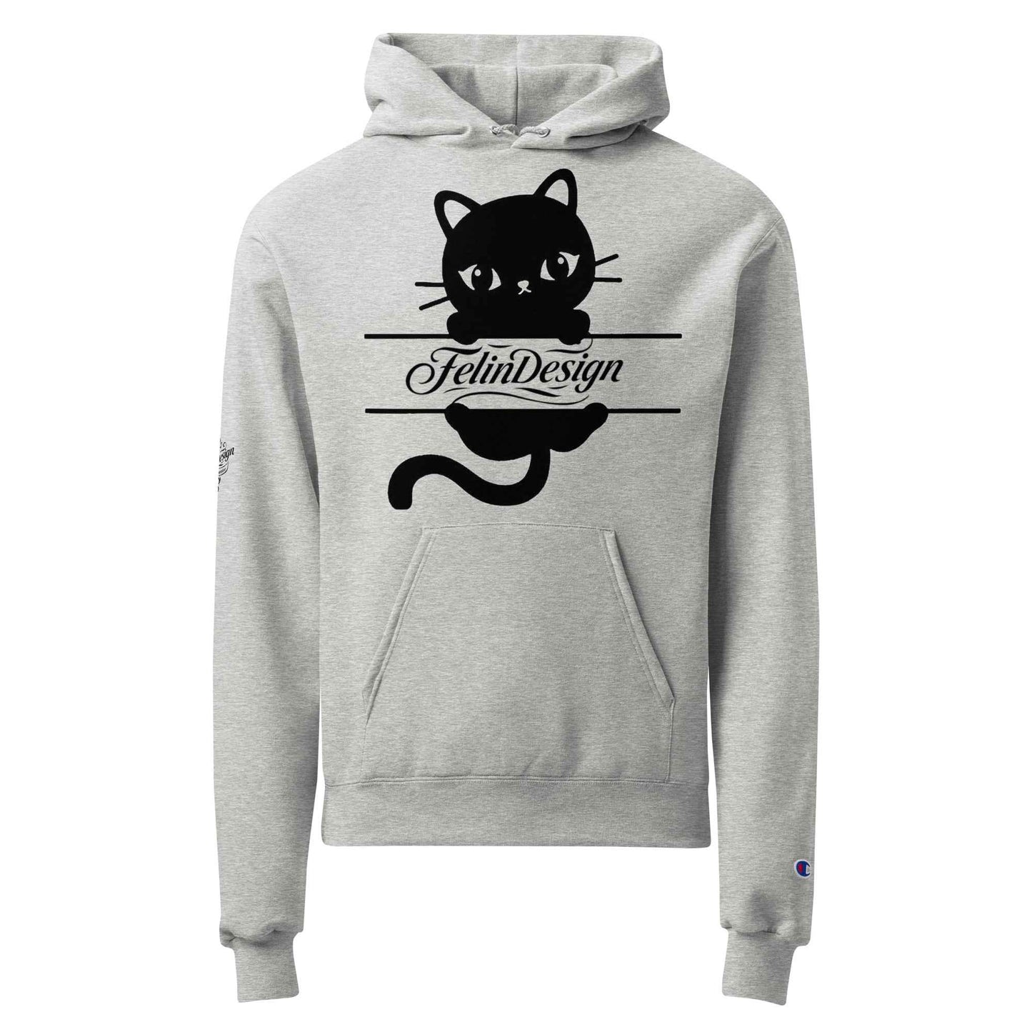 Unisex Champion hoodie Cats FelinDesign