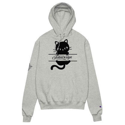 Unisex Champion hoodie Cats FelinDesign