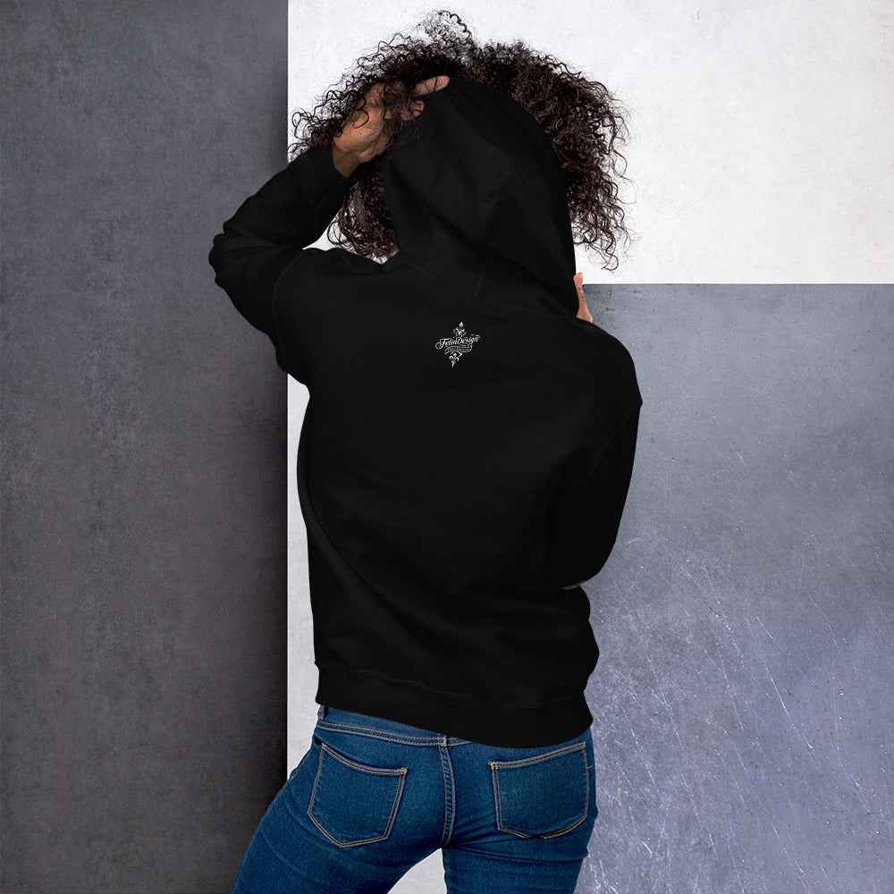 Unisex Hoodie  Sweatshirt Double Take Jazz in the Eyes FelinDesign