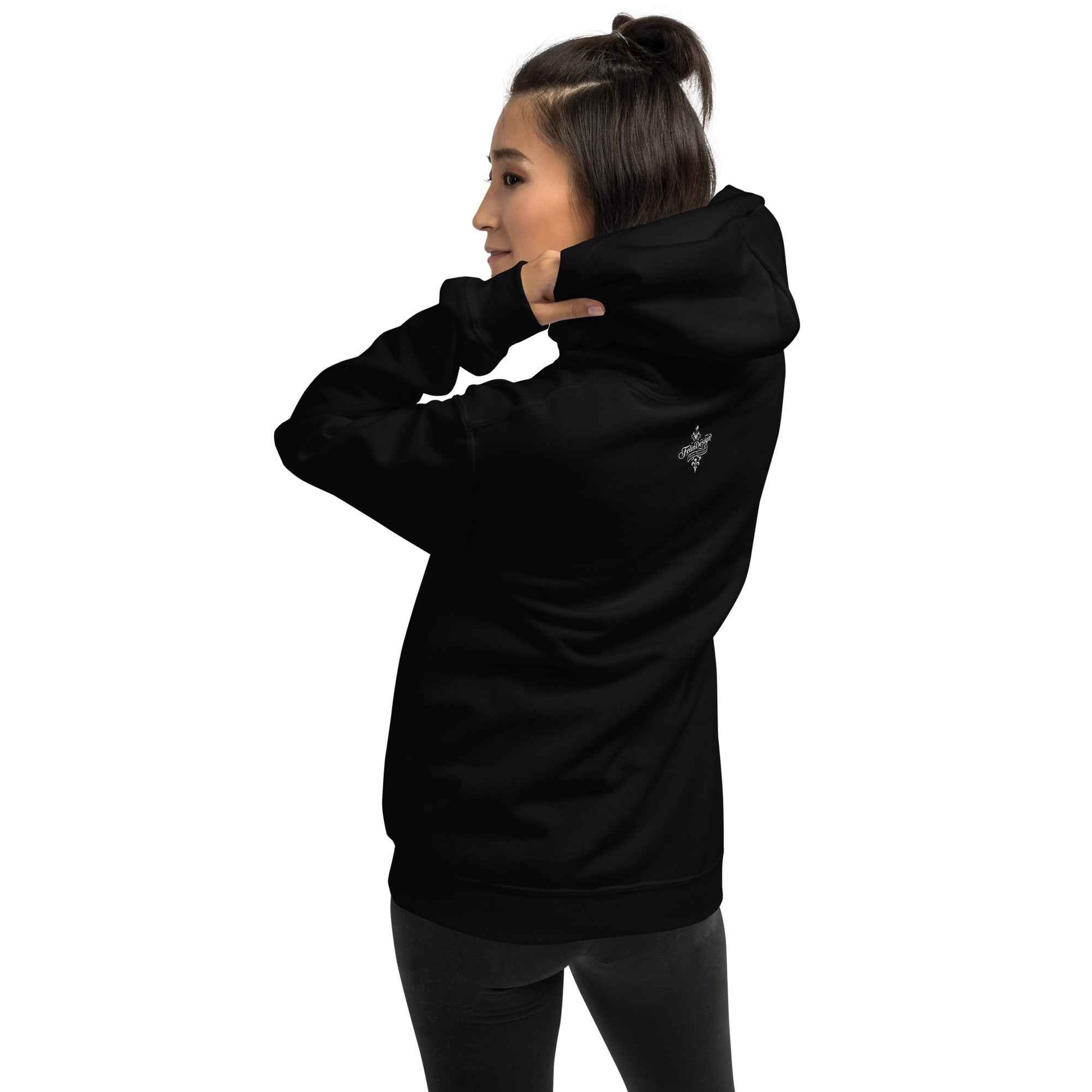 Unisex Hoodie  Sweatshirt Double Take Jazz in the Eyes FelinDesign