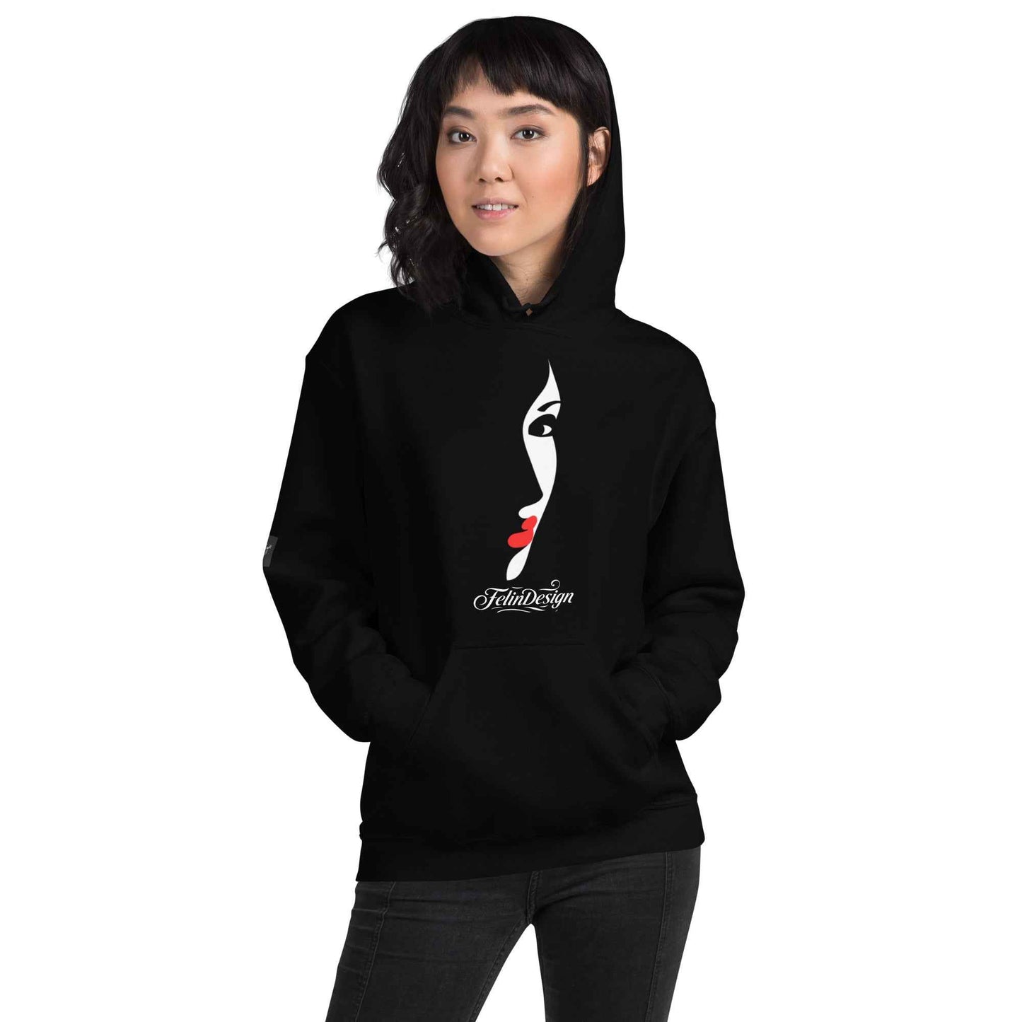 Unisex Hoodie  Sweatshirt Double Take Jazz in the Eyes FelinDesign