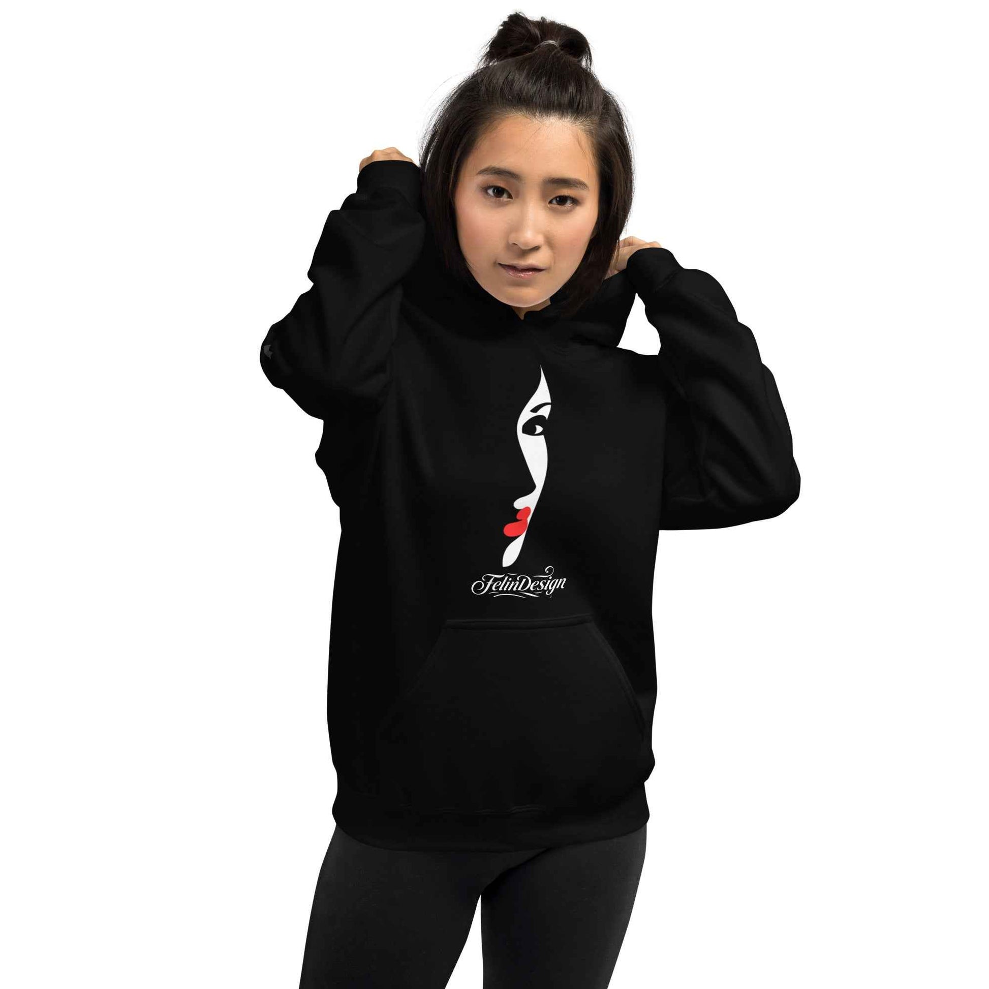Unisex Hoodie  Sweatshirt Double Take Jazz in the Eyes FelinDesign